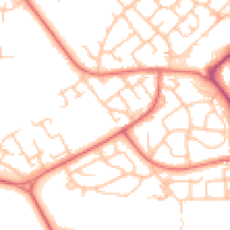Daytime road noise heatmap for DL5 7AG