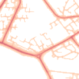 Daytime road noise heatmap for DL5 7AX