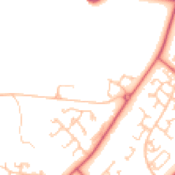 Daytime road noise heatmap for DL5 7BH