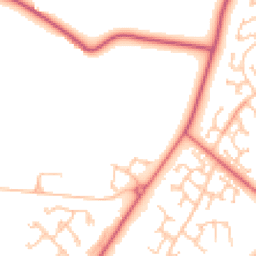 Daytime road noise heatmap for DL5 7BL