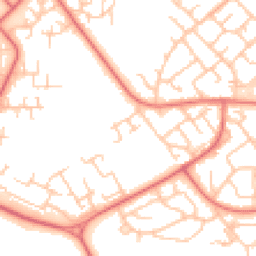 Daytime road noise heatmap for DL5 7DA