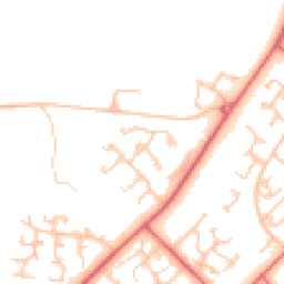Daytime road noise heatmap for DL5 7HX