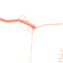 Daytime road noise heatmap for DL5 7JN
