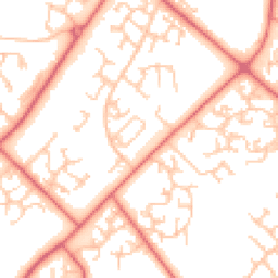 Daytime road noise heatmap for DL5 7LN