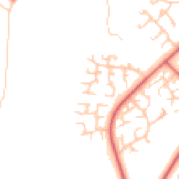 Daytime road noise heatmap for DL5 7LZ