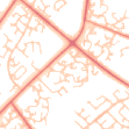 Daytime road noise heatmap for DL5 7NQ