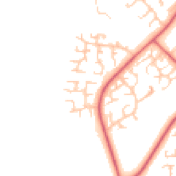 Daytime road noise heatmap for DL5 7PT