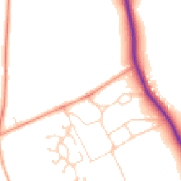 Daytime road noise heatmap for DL9 3AH