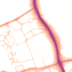 Daytime road noise heatmap for DL9 3AT
