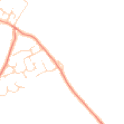 Daytime road noise heatmap for DL9 3AZ