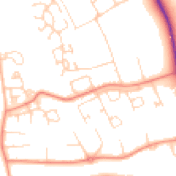 Daytime road noise heatmap for DL9 3BP