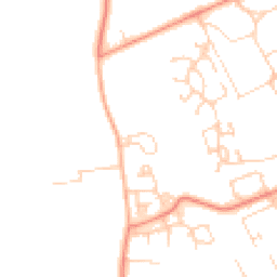 Daytime road noise heatmap for DL9 3DJ