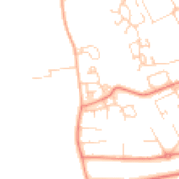 Daytime road noise heatmap for DL9 3ED