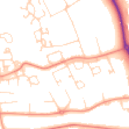 Daytime road noise heatmap for DL9 3ET
