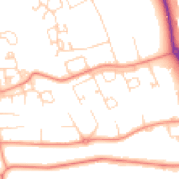 Daytime road noise heatmap for DL9 3HA