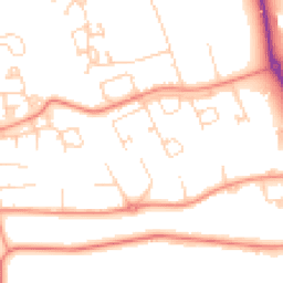 Daytime road noise heatmap for DL9 3HB