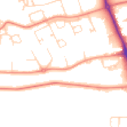 Daytime road noise heatmap for DL9 3HE
