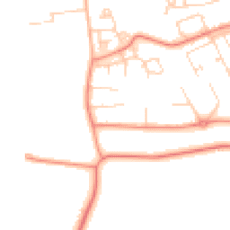 Daytime road noise heatmap for DL9 3HH