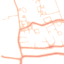 Daytime road noise heatmap for DL9 3HN
