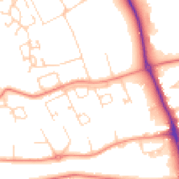 Daytime road noise heatmap for DL9 3HP