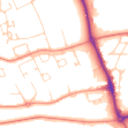 Daytime road noise heatmap for DL9 3HR