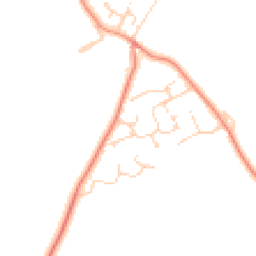 Daytime road noise heatmap for DL9 3LX