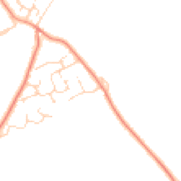 Daytime road noise heatmap for DL9 3NB