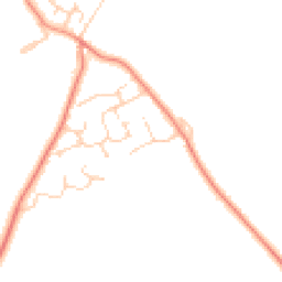 Daytime road noise heatmap for DL9 3NE