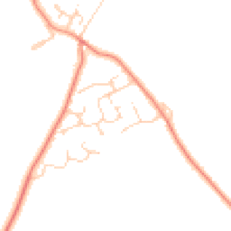 Daytime road noise heatmap for DL9 3RA