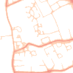 Daytime road noise heatmap for DL9 3SB