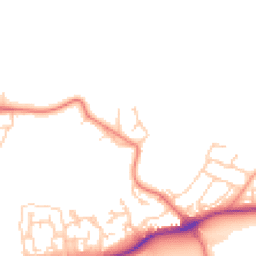 Daytime road noise heatmap for DL9 4BH