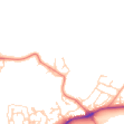 Daytime road noise heatmap for DL9 4BQ