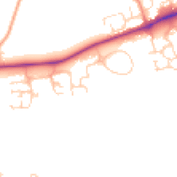 Daytime road noise heatmap for DL9 4BX