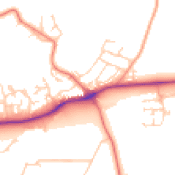 Daytime road noise heatmap for DL9 4DL