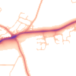 Daytime road noise heatmap for DL9 4GE