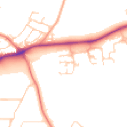 Daytime road noise heatmap for DL9 4GF