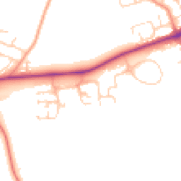 Daytime road noise heatmap for DL9 4GG