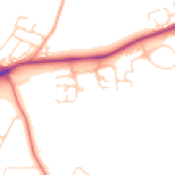 Daytime road noise heatmap for DL9 4GH
