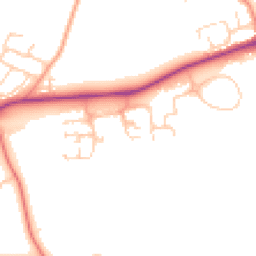 Daytime road noise heatmap for DL9 4GJ