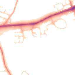Daytime road noise heatmap for DL9 4GL
