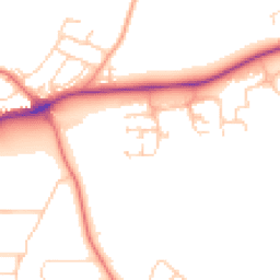 Daytime road noise heatmap for DL9 4GN