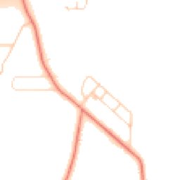 Daytime road noise heatmap for DL9 4JN