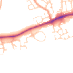 Daytime road noise heatmap for DL9 4QJ