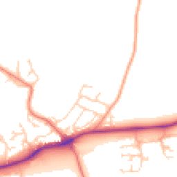 Daytime road noise heatmap for DL9 4SE