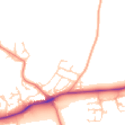Daytime road noise heatmap for DL9 4SF