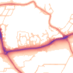 Daytime road noise heatmap for DL9 4SL