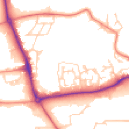 Daytime road noise heatmap for DL9 4SU