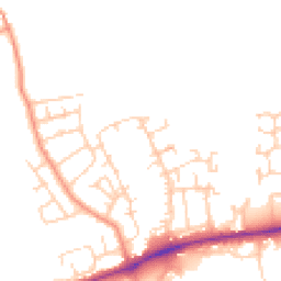 Daytime road noise heatmap for DL9 4TH
