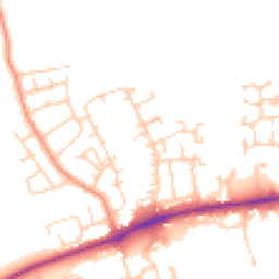 Daytime road noise heatmap for DL9 4TJ