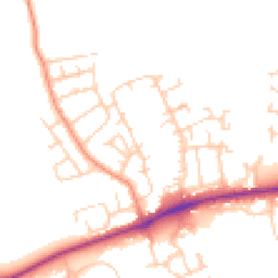 Daytime road noise heatmap for DL9 4TQ